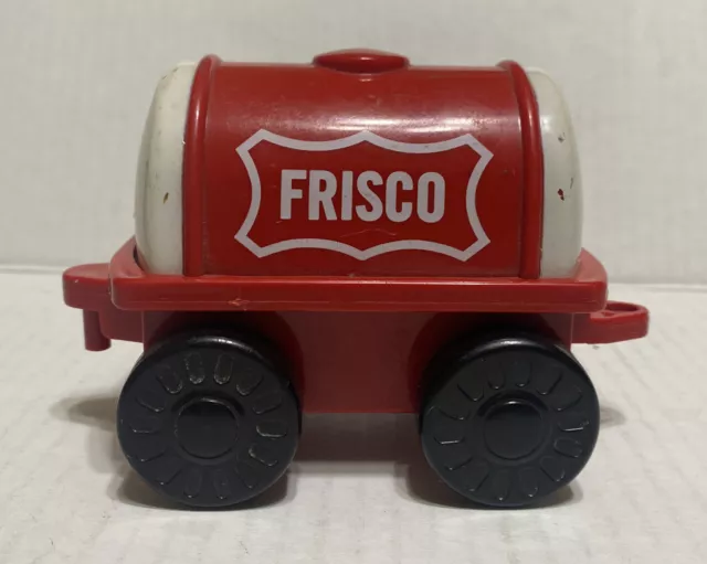 Lionel Toy Train Tanker Car Since 1900 Advertising Frisco Red Plastic Train