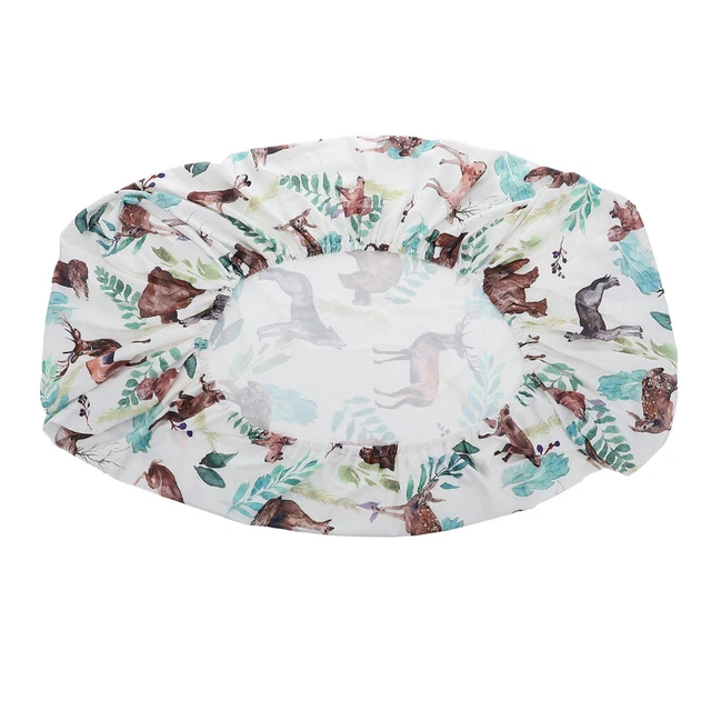 Funda de colchón para cochecito colchón de animales niño pequeño desmontable