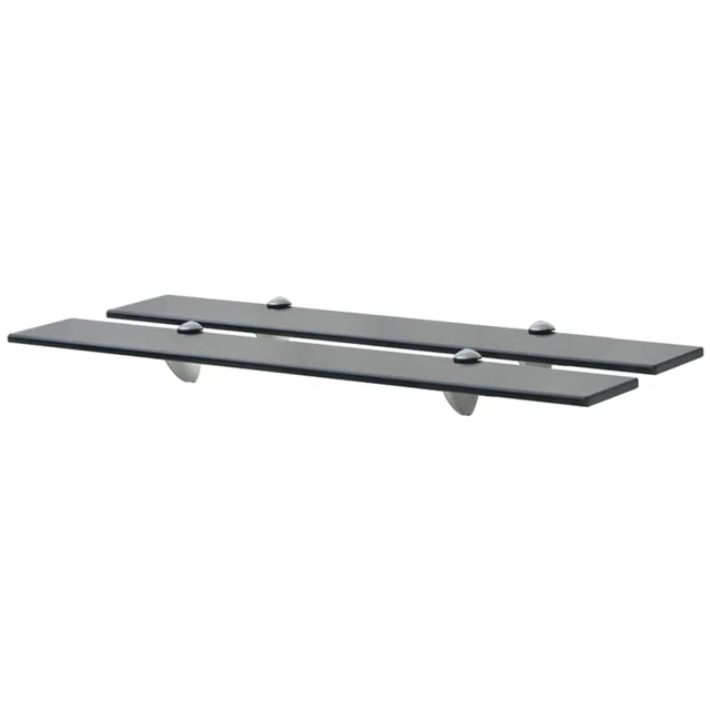Mensole Galleggianti 2 pz in Vetro 70x20  8 mm I8S3