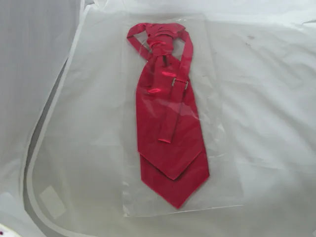 SPECIAL SALE  15 Different Colours ADULTS Polyester Ruche Wedding Ties-Cravats 3
