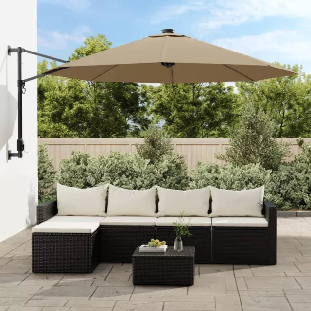 Tissu de remplacement pour parasol déporté Taupe 350  B1D1