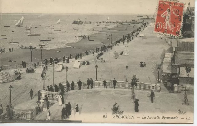 Carte Postale Arcachon La Nouvelle Promenade