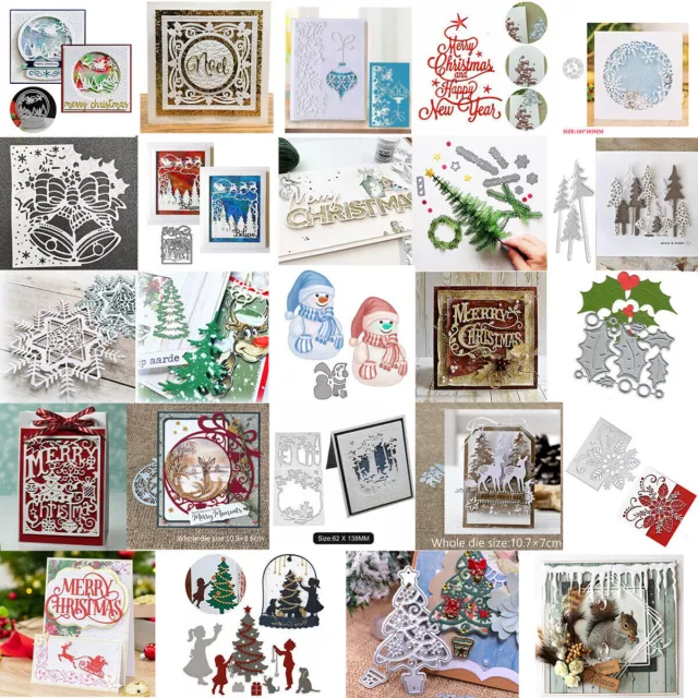 Weihnachten Schneeflocke Metall Schneiden Stanzformen Schablone Scrapbooking Prägekarte Handwerk