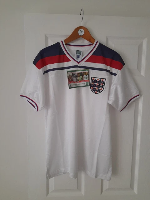 Score Draw England 1982 World Cup Finals Retro Shirt 2024 En's