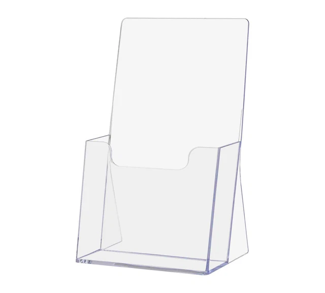 4& TRIFOLD BROCHURE Holder Pamphlet Display Stand Counter Table Top 9