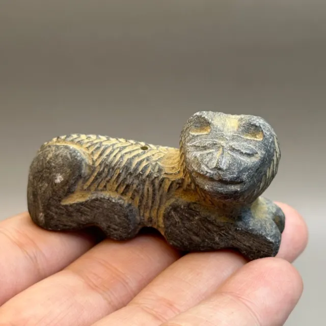 Very Old Ancient Near Eastern Carved Animal Stone Figure e