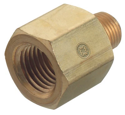 Pipe Thread Adapters, 3,000 Psig, Brass, 1/4 in (Npt) Western Enterprises BA4HP
