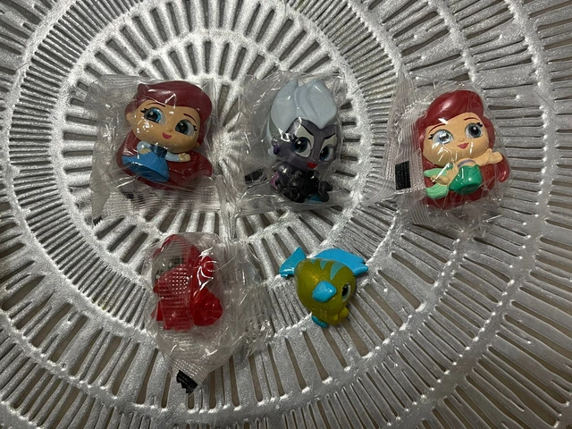 Doorables Series 6 lot set of 5 Little Mermaid Ariel Flounder Sebastian Ursula