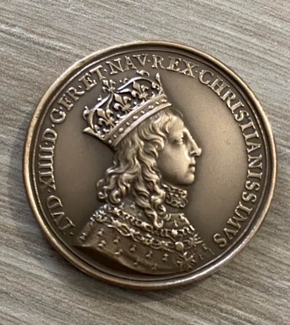 [#1023496] France, Médaille, VIlle de Reims, Sacre de Louis XIV, History, XXth C