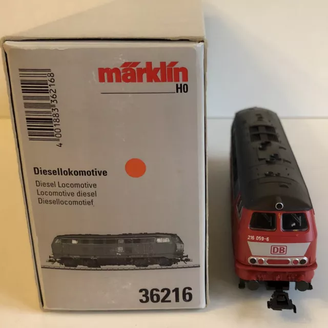 M01 Marklin H0 AC 36316 DB BR 226 059-6 Red D-Lok Digital Diesel Loco 2