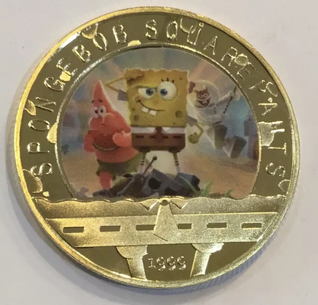 Sponge Bob Square Pants Patrick Star Cartoon Coin Medal