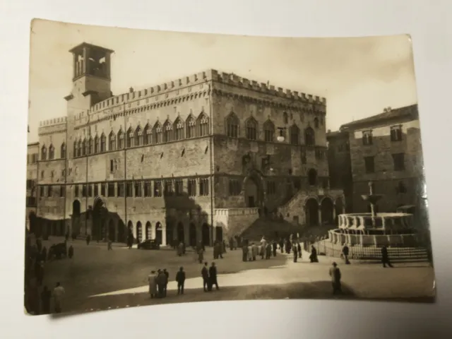 Cartolina Perugia Palazzo Comunale 1950 SP1032 °