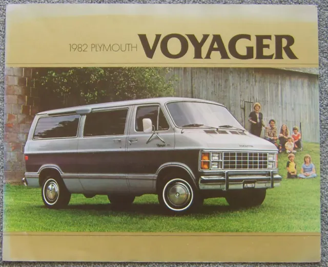 Plymouth Voyager 1982 brochure originale USA