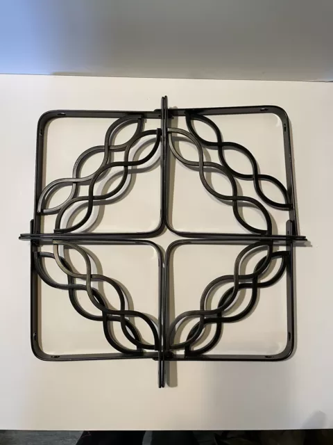 New Triple Spiral Celtic Scroll Black 8" X 8" Shelf Brackets (up To 8 Available)