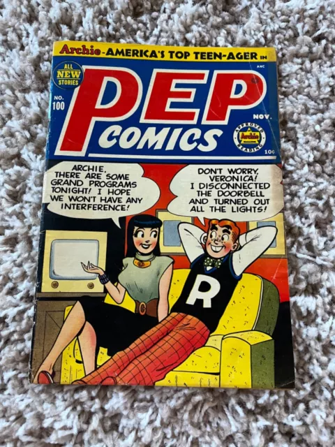 Pep Comics #100 VG/FN 5.0 Archie 1953