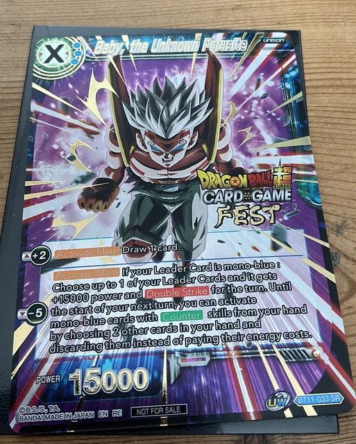 B17-004 SR Baby, Parasite juvénile - Cartes Dragon Ball Super