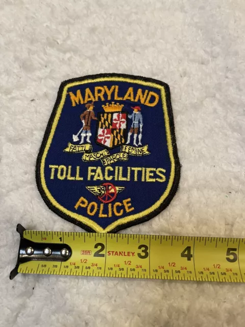 MARYLAND – CADET – TOLL FACILITIES – MD Sheriff Police Patch STATE SEAL VINTAGE