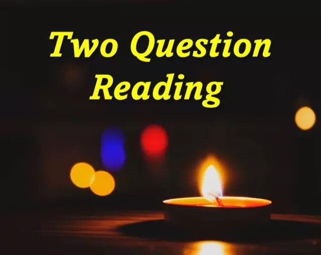 Psychic tarot reading same day two questions divination reading.