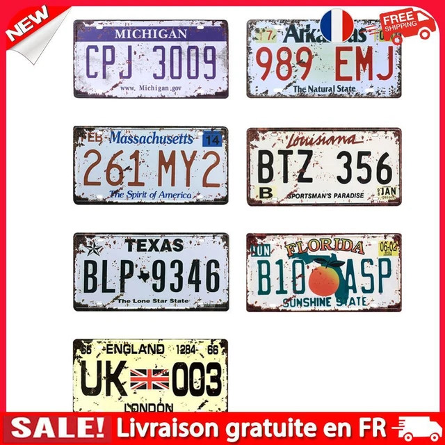 fr Rust Free UV Protected Metal Letters Sign Vintage Bar Wall Home Art Posters