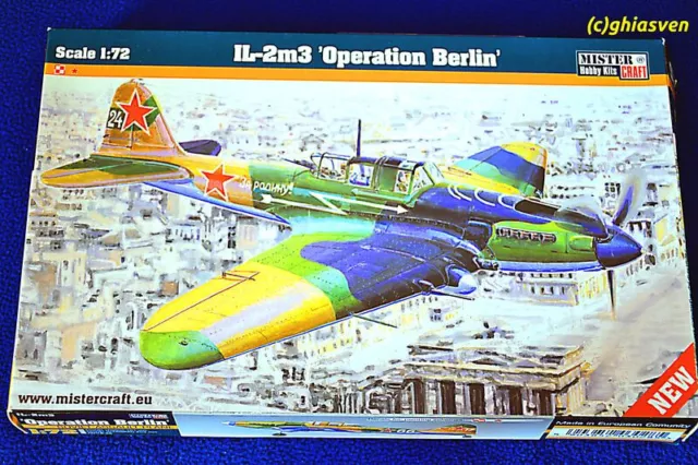 Modellbausatz Iljuschin IL-2m3 "Operation Berlin" Mistercraft 1/72
