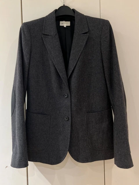 VANESSA BRUNO ATHE wool blazer jacket, grey, Fr40 Uk12, worn twice