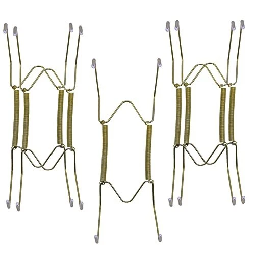 Lote 5 soportes de pared para colgador de alambre mediano invisible de 8 pulgadas Xinlinke con...