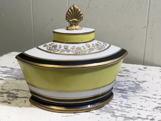 Rare Vintage Mottahedeh Design  Italy Lidded Compote Candy Dish (2C)