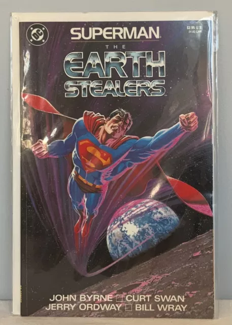 Superman The Earth Stealers John Byrne Graphic Novel Dc Comics