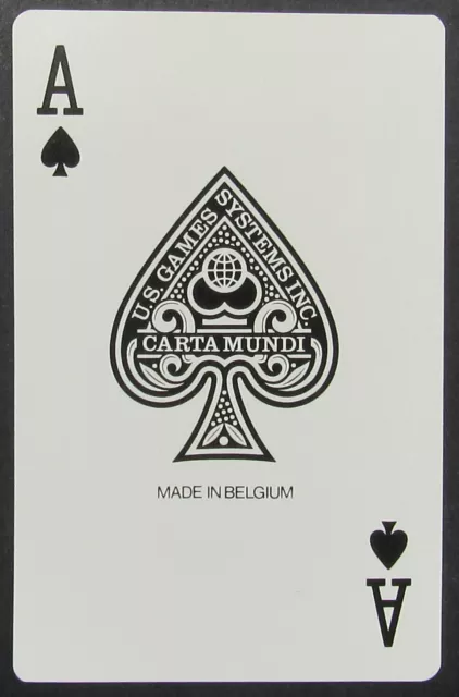 Cartamundi Ace Spades Single Swap Playing Card Steamboat Colorado USA