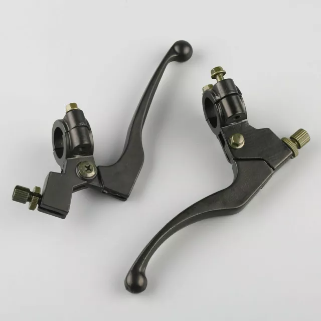 Left Clutch Right Brake 7/8" Handle Lever Perch For Honda XR80 CRF70 Motorcycle 2