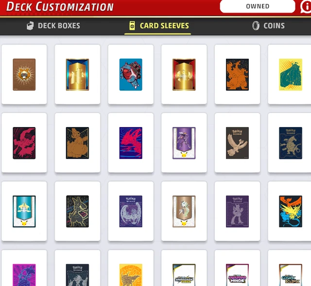 Pokemon TCG Live Account with Lots of Cards Boxes Coins Sleeves! PTCGO Online