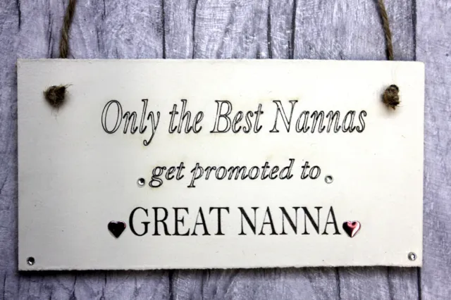 Personalisierte Plakette nur die besten Nannas - tolles Geschenk von Nanna - Großeltern
