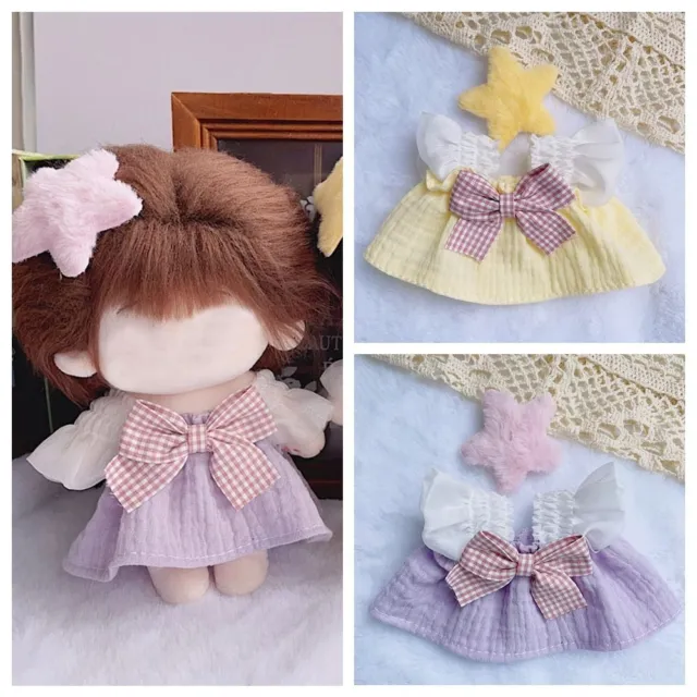 Multiple Styles Mini Girl Skirt Milk Purple Star Set Doll Dressing  Doll