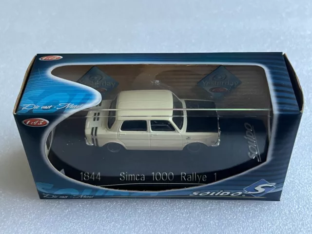 SOLIDO 1844 Simca 1000 Rallye 1 1/43 Voiture Miniature