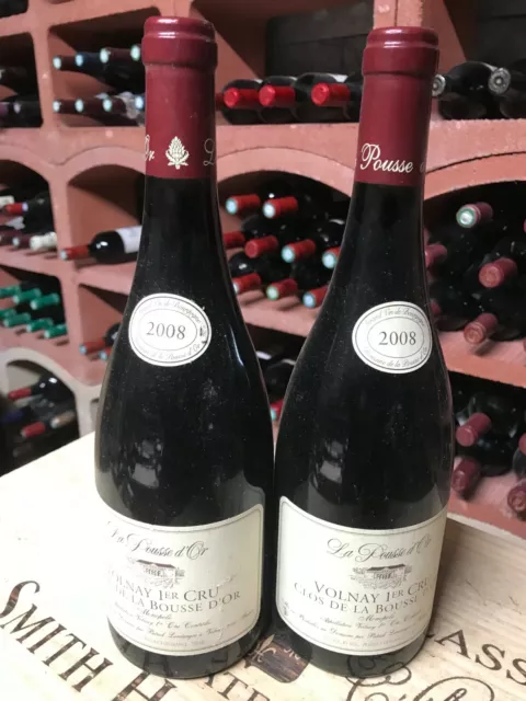 1 VOLNAY 1ER CRU POUSSE D'OR Clos la Bousse d'or 2008 PK90-91 RVF16,5