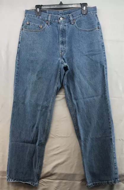 LEVIS 550 RELAXED Fit Straight Leg Jeans Size 32/30 (34/30) Mens Medium ...