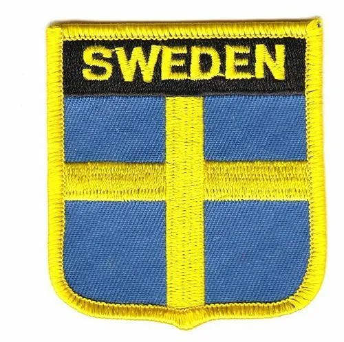 Wappen Aufnäher Schweden Patch Flagge Fahne