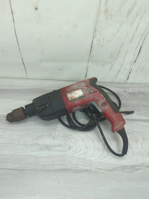 Milwaukee 5378-02 1/2"  Heavy Duty Hammer Drill FOR PARTS OR REPAIR AS IS READ
