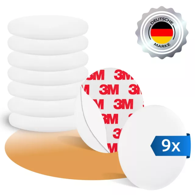 9x Türpuffer Türstopper selbstklebend Tur-Wand-Gummi-Anschlag-Puffer 60mm