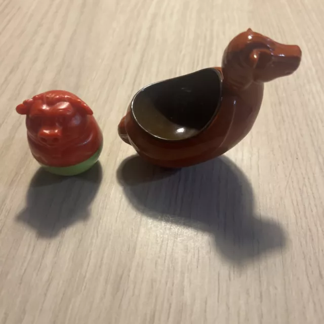 Vintage 1970s Airfix Weebles Horse Plus Weeble - Rare - Fast Post