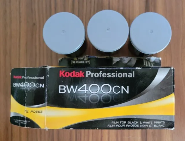 Kodak Professional BW400CN Black And White Film 72 exposures expired 08/2009
