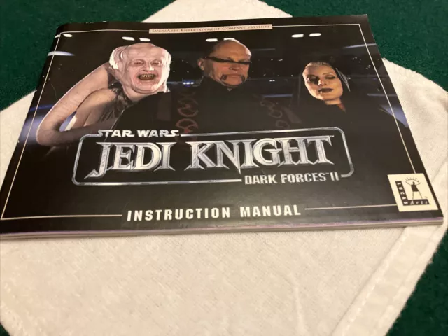 Star Wars Jedi Knight Dark Forces II Instruction Manual from PC Big Box Edition