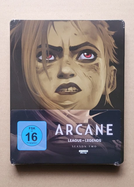 Arcane League of Legends: Saison 2 - Steelbook™ 4K UHD, +1 Disque Bonus