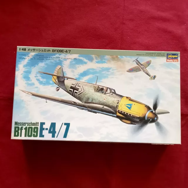 Messerschmitt Bf 109E-4/7 - SCALE 1/48 Hasegawa J2