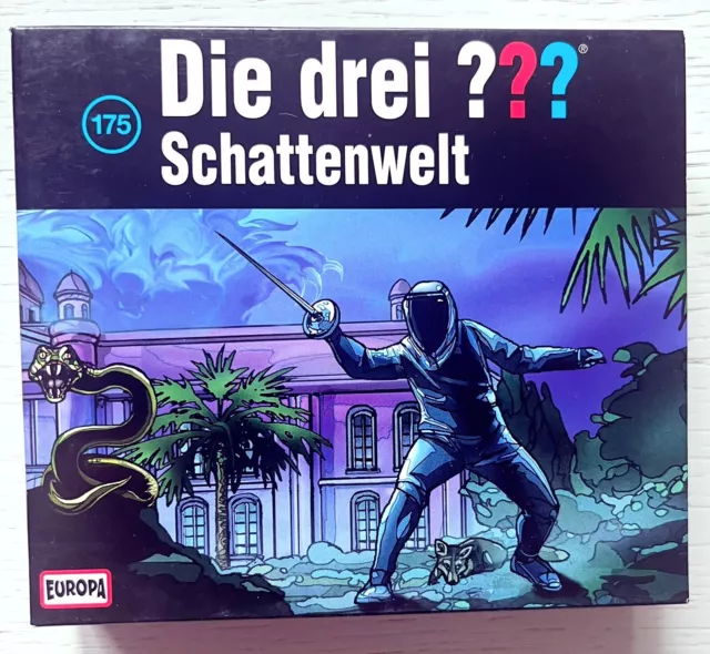 Die drei ??? Fragezeichen 175 Schattenwelt 3 CDs Hörspiel Europa Sehr gut