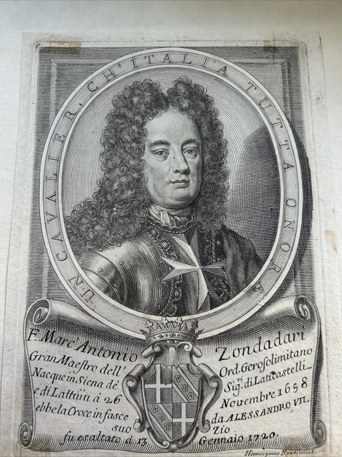 Caballeros de Malta ," Marco Antonio Zondadari" Siena
