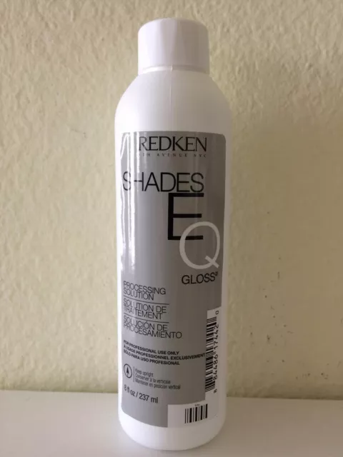 Redken Shades EQ Processing Solution Developer Shades Color Gloss 8oz NEW!