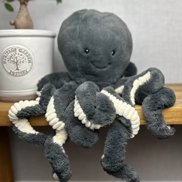 Jellycat Tinky Octopus - Großer Tinky Octopus 59 cm - Großer schwarzer Octopus Jellycat