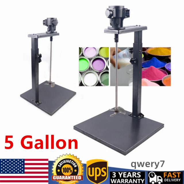 20L 5 Gallon Pneumatic Blender Paint Mixer Agitator Ink Coating Mixing Device