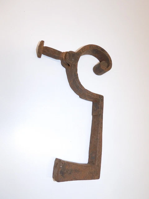 -Ancien Heurtoir Marteau De Porte Fer Forge Collection Deco Porte Ancienne E 2